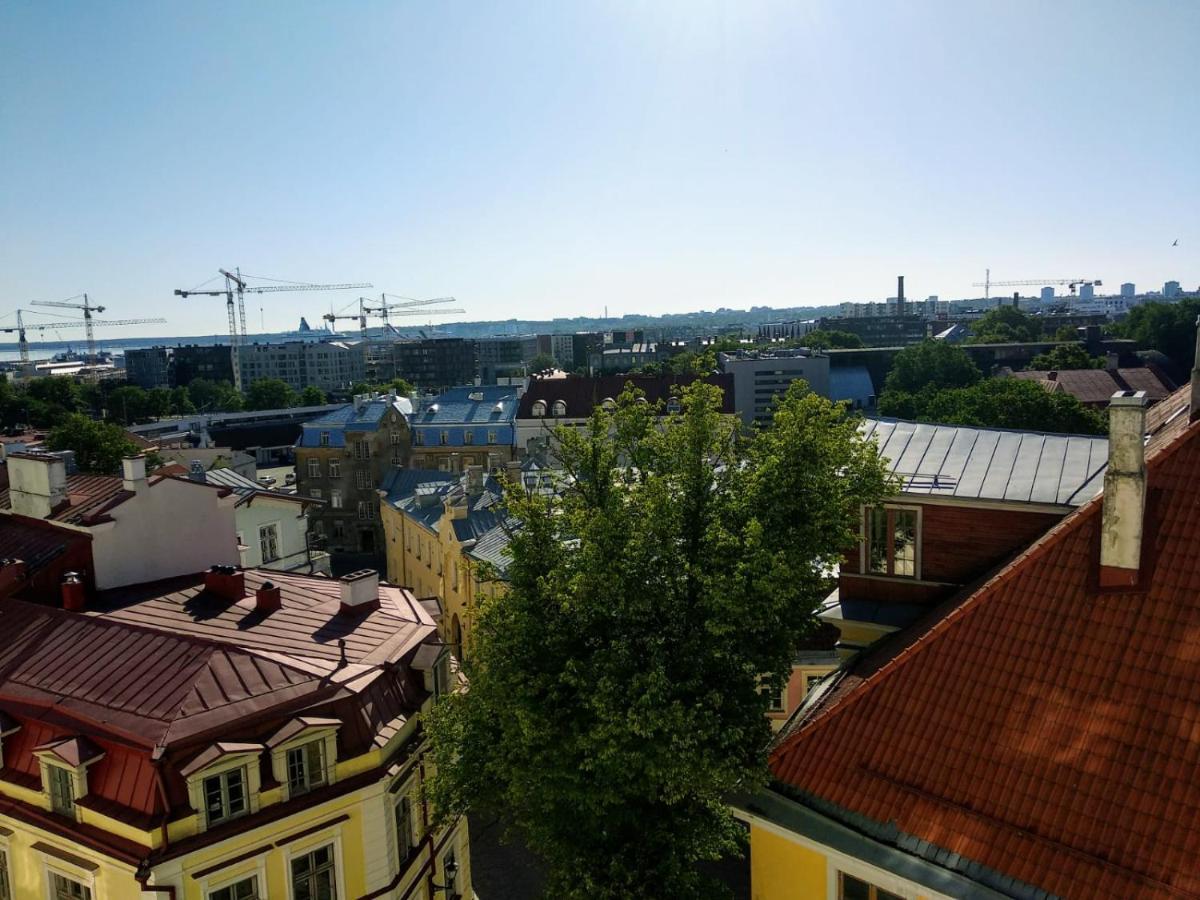 טאלין Cozy Oldtown Studio With Magnific City View מראה חיצוני תמונה